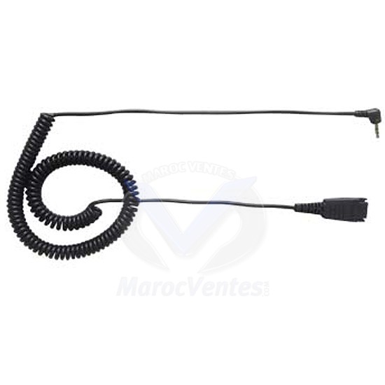 Câble Inférieur QD Connecteur 2.5mm GN-QD 2.5mm GN QD Fond Câble 2.5mm