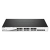 Switch manageable 24 ports Gigabit PoE + 4 ports Combo SFP DGS-1210-28MP