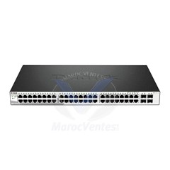 Smart switch 48 ports Gigabit PoE + 4 ports Combo SFP