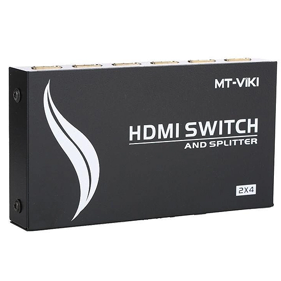 COMMUTATEUR ET RÉPARTITEUR HDMI 2 IN 4 OUT MT-Viki MT-HD2-4