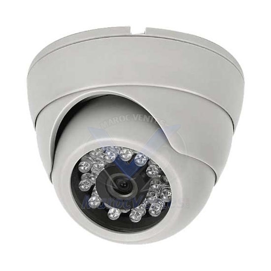 Caméra Mini Dôme AntiVandal  Couleur 1/3" 600 TVL DM-8901JE