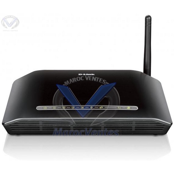 Routeur wifi Sans fil 802.11n pouvant attendre 150Mbps DSL-2730U