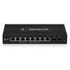 ES-10XP EDGESWITCH 8X GIGABIT RJ45 PORTS, 2X SFP 1GBPS, 8X POE, 20GBPS SWITCHING CAPACITY, 24V CONFIGURABLE PASSIVE POE