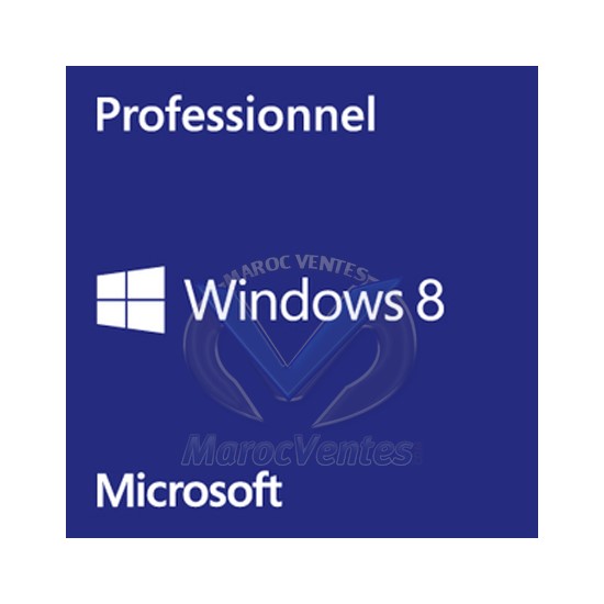 Microsoft Windows 8 Pro 64 bits (français) - Licence OEM FQC-05959
