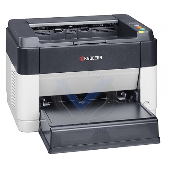 KYOCERA  imprimante Laser Monochrome /25 pages par minute en A4/ Résolution 1200 dpi (1800 x 600)/OS  XP/Vista/7/8/Server 2003/Server 2008/Server 2008 R2 et Mac OS X/ USB 2.0 (Salut-Speed), Fast Ethernet (10/100BaseTX)/ FS-1060DN
