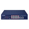 Switch 8 ports 10/100 / 1000T 802.3at PoE + 2 ports 10/100 / 1000T (120 watts)