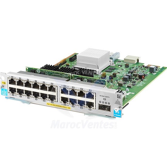 Module D’extension Aruba 20p PoE 1p QSFP v3 J9992AR
