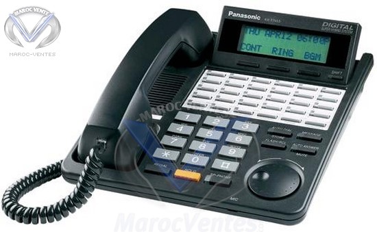 Téléphone 3-Line Backlit Display avec 24-Button Speakerphone