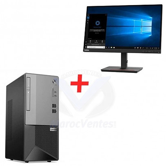 Ordinateur de Bureau V50t i3-10100 4GB 1TB FREEDOS MONITOR S22E-20 LN_V50T_I3_QFM