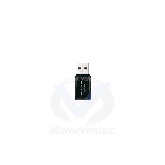 Adaptateur Wifi 300 Mbps Mini USB sans fil N300 de Mercusys MW300UM