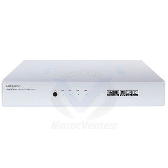DVR Haute Définition  8CH H.264 960H 1CH Audio Max 2 To par Disque Dur QH-D3008A-H