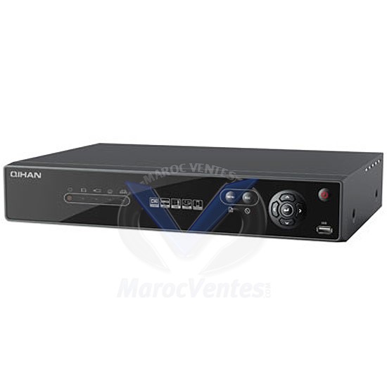 DVR 16CH H.264 960H Haute Définition  4CH Audio Soutien SATA * 1 (1 * HDD/2TB) QH-D4116B-H