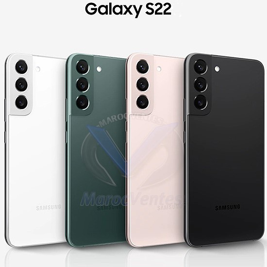 Smartphone S22 Pink Gold 6.1" Snapdragon 895 8Go 256Go 5G Dual Sim SM-S901EIDGMWD