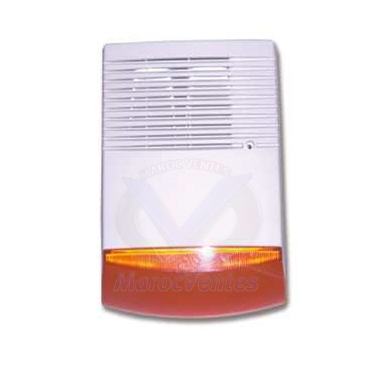 Sirène ext. Flash/leds ,128db, 12VDC SIREN SS-101A