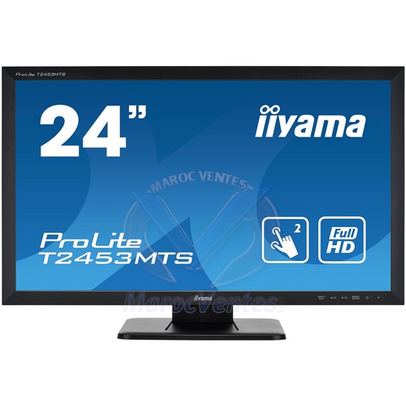 Ecran LED ProLite Tactile MultiTouch 24" 1920 x 1080 HDMI Hub USB T2453MTS-B1