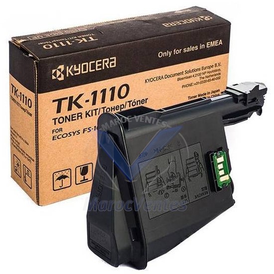 Toner Noir pour Kyocera FS1040 Et FS-1120 MFP TK-1110