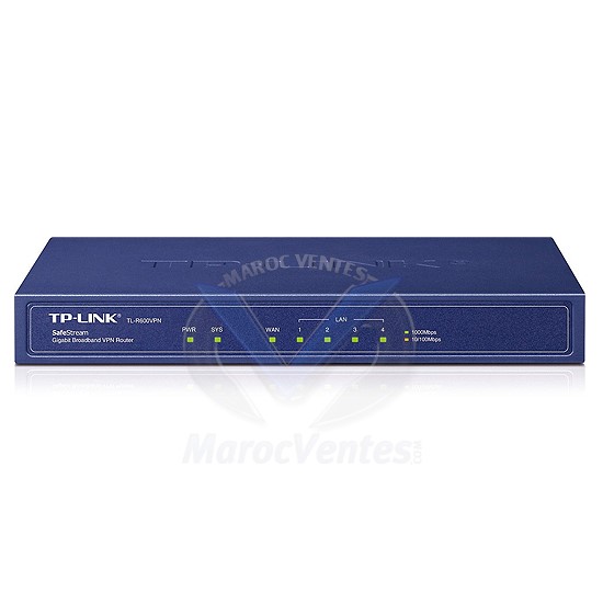 Routeur Gigabit VPN/ Ipsec(20)/ PPTP(16)/ SPI Firewall/ Filtrage IP MAC TL-R600VPN