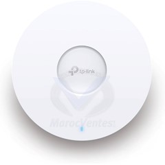 Tplink AX5400 Ceiling Mount Dual-Band Wi-Fi 6 Access Point PORT: 1×2.5 Gigabit RJ45 PortSPEED:574Mbps at  2.4 GHz + 4804 Mbps at 5 GHzFEATURE: 802.3at POE and 12V DC, 6×Internal Antennas, MU-MIMO, 160MHz Supported, Seamless Roaming, Band Steering, B EAP67