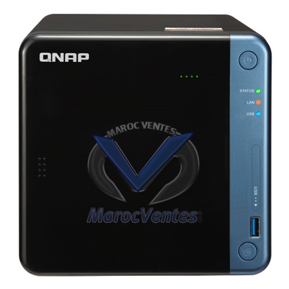 Serveur NAS 4 baies 4 Go de RAM Quad-Core Intel Celeron J3455 1.5GHz (sans disque dur) TS-453Be