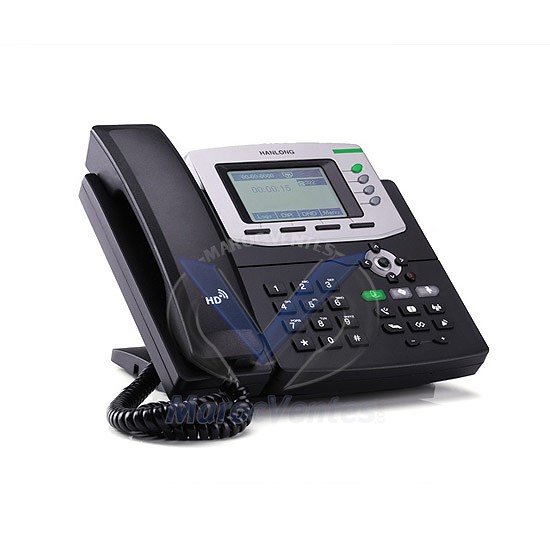 Téléphone IP Gigabit Couleur LCD HD 3 Comptes VoiP PoE UC824