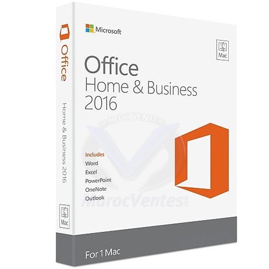 MICROSOFT Off Mac Home Business 1 Poste W6F-00850
