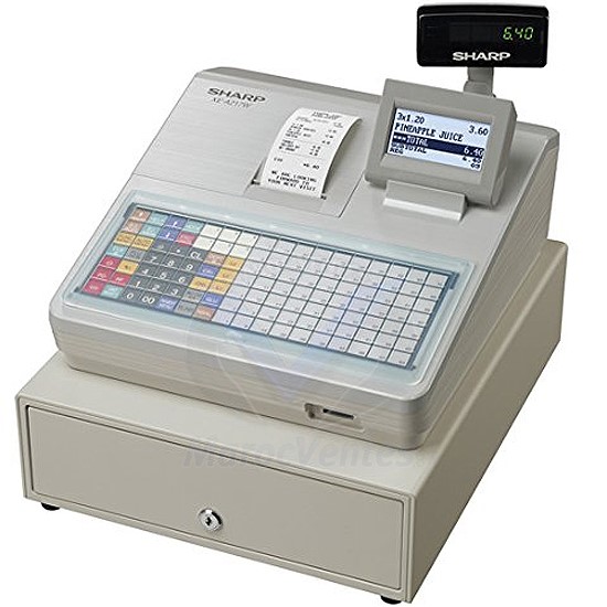 Caisse Enregistreuse Ecran LCD Multi-Ligne Clavier Plat XE-A217B