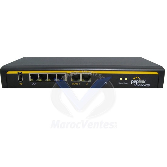 Routeur Multi-WAN (2 WAN) Equilibrage de Charge 100 Mbps Balance 20