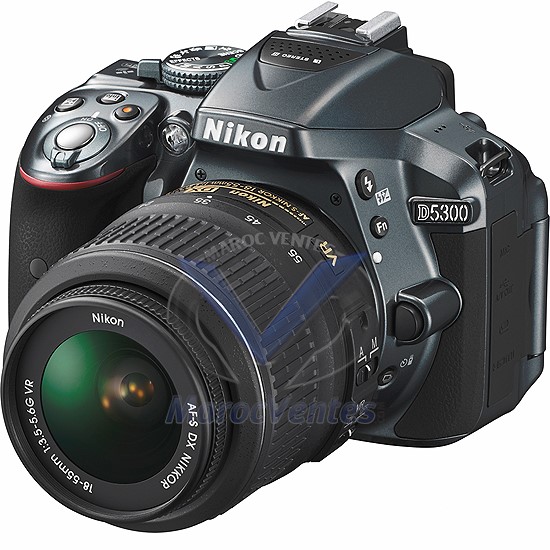 Appareil Photo Numérique Reflex Ecran 3.2" + CARTE 8GB + SAC Wi-Fi et GPS intégré D5300
