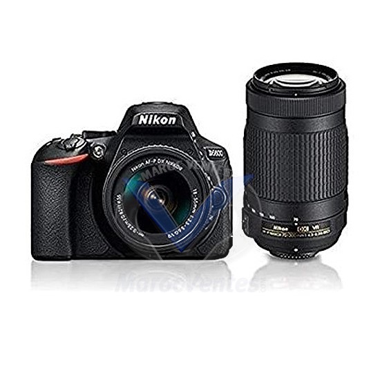 Appareil photo reflex numérique CMOS DX 24.2MP Écran tactile 3.2" 1080p D5600