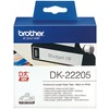 Rouleau de Papier Noir sur Blanc  62 mm DK-22205