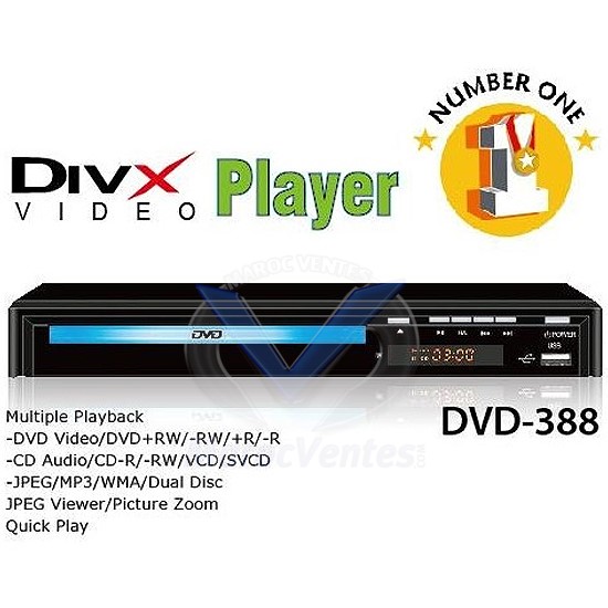 LECTEUR DVD KDL DVD-388 DVD-388
