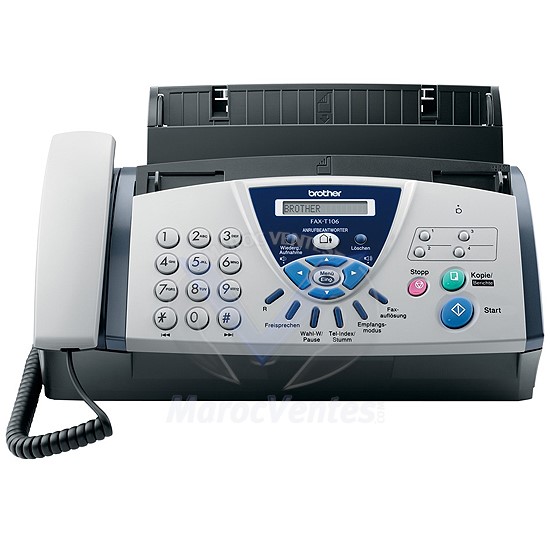 Télécopieur à Transfert Thermique Téléphone Répondeur FAX-T106