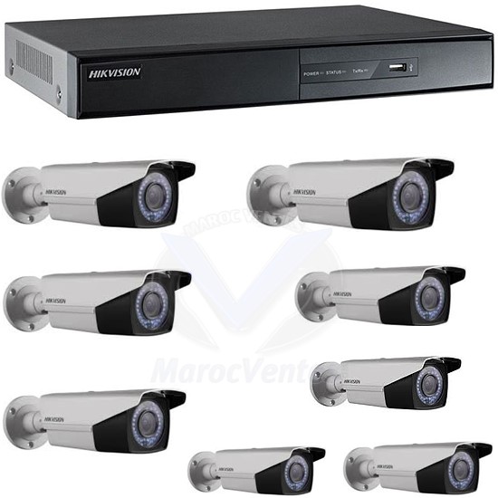 1 DVR 8CH TURBO HD + CAMERA TURBO HD VARIFOCAL PACK-8
