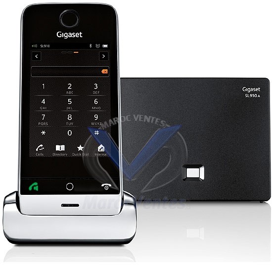 Téléphone sans Fil DECT SL910A avec répondeur  Ecran tactile couleurs 3,2" 4250366821832