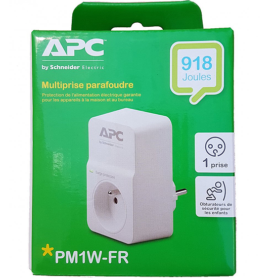 APC Essential SurgeArrest PM1W-FR - Prise parafoudre - Garantie 3