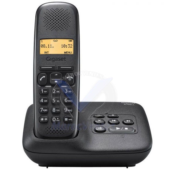 Téléphone sans Fil Gigaset SL910 Noir Tactile DECT 3,2